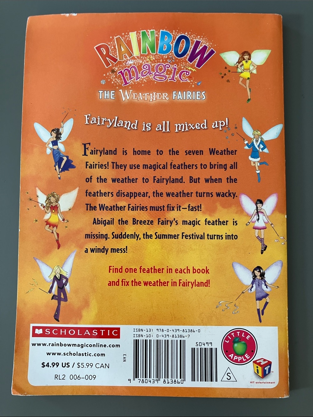 Rainbow Kids Fairy Book Set - Pink, Orange, Purple, Blue, Yellow - Picture 9 of 15